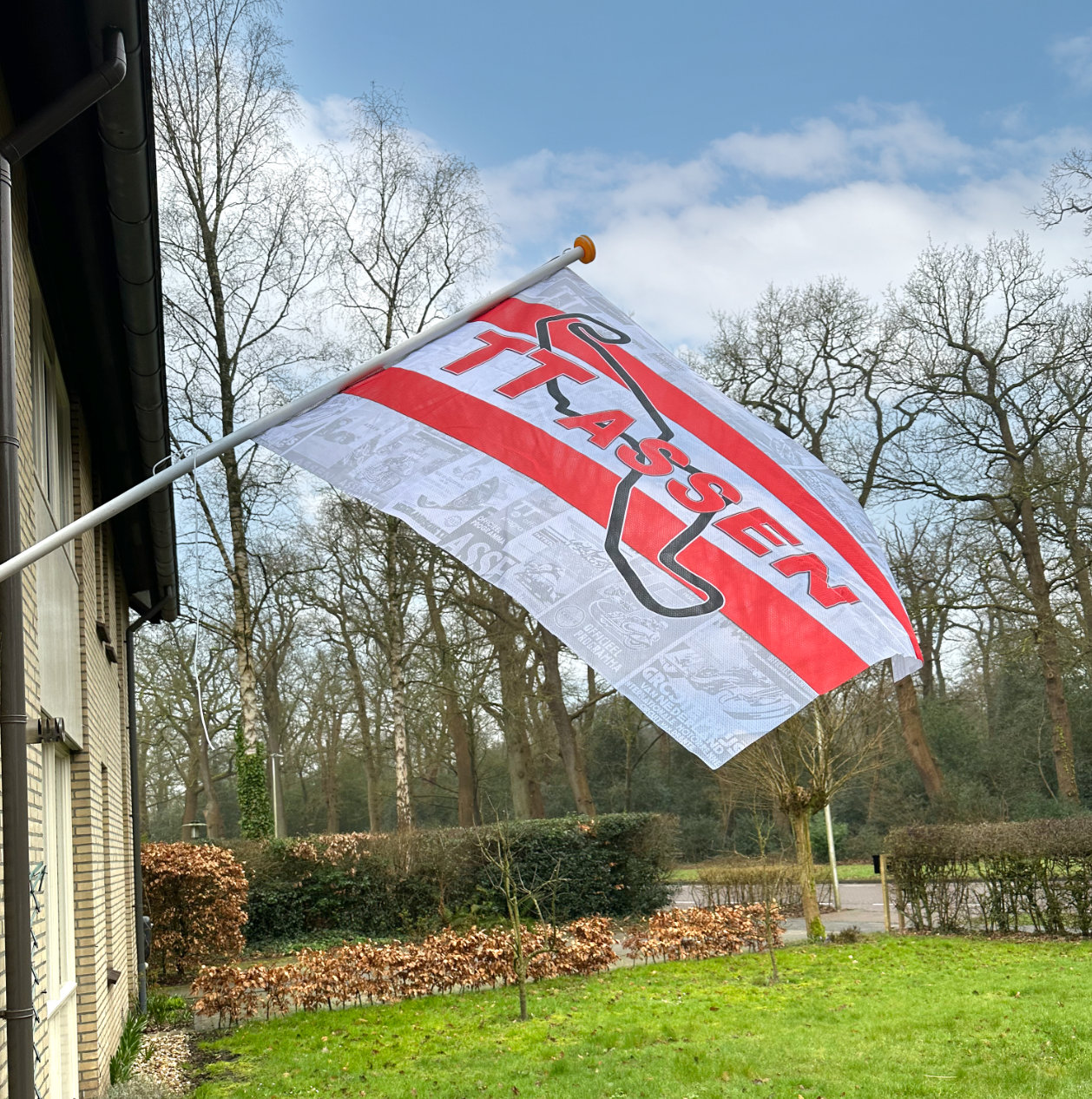Drentse TT Vlag nostalgie (zonder jaartal)