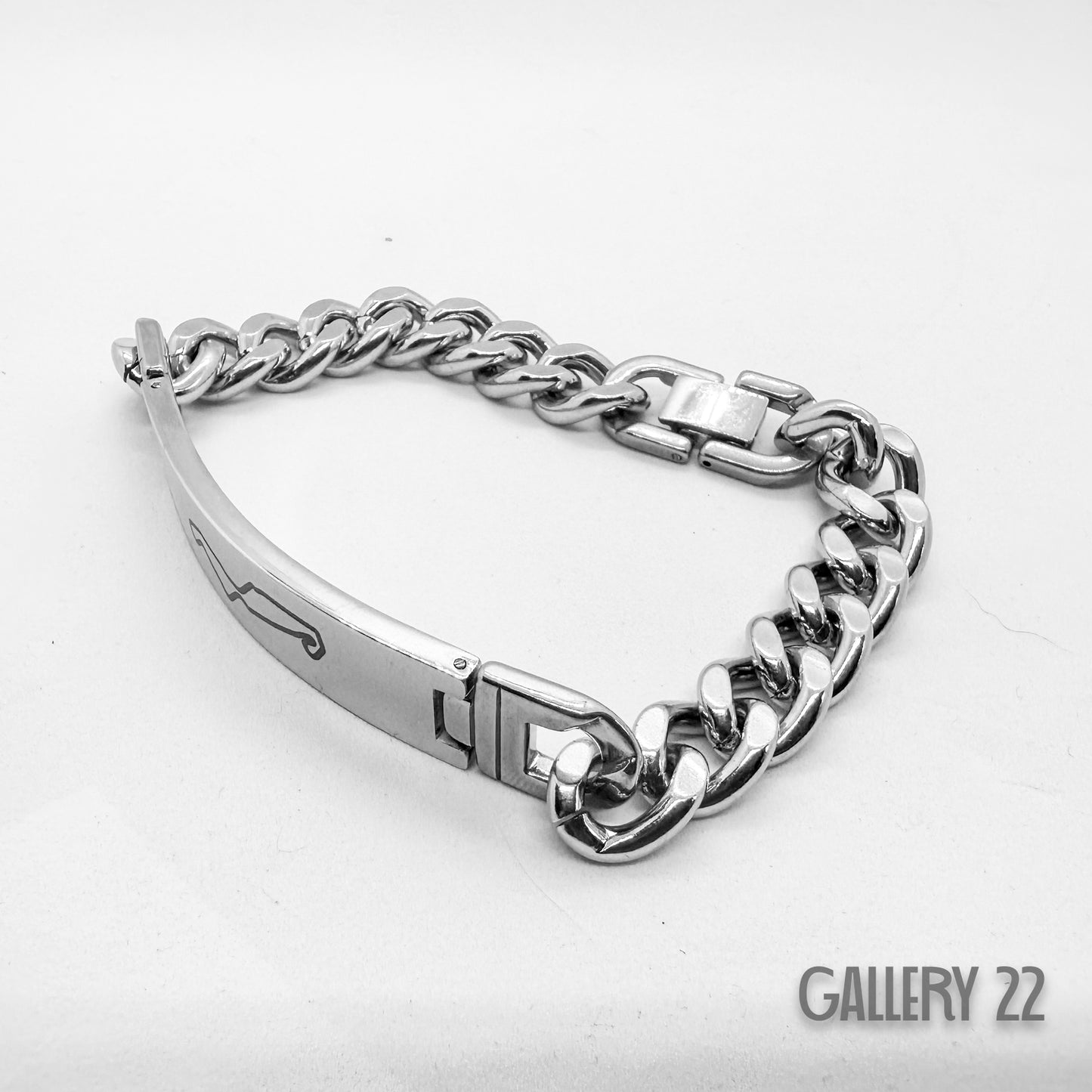 TT  armband 21 cm stainless steel