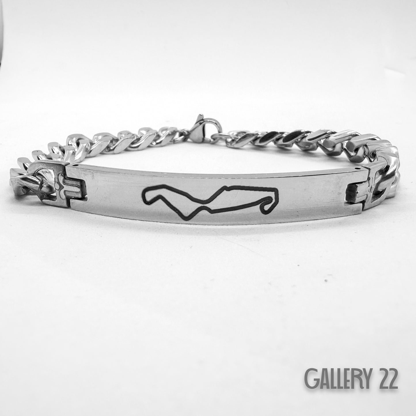 TT  armband 21 cm stainless steel