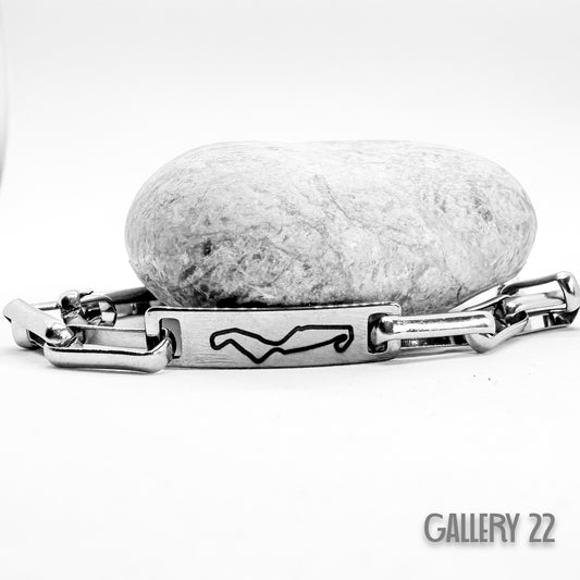 TT  armband 17 cm  + 4 cm stainless steel