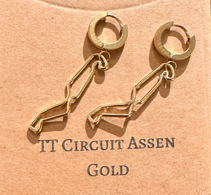 TT  Oorbellen premium stainless steel gold / silver