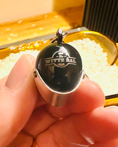 🏁 Mini Motorhelm Sleutelhanger – Met Gravure