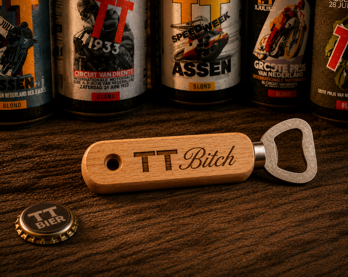 🏁TT Bier Flesopener – Gepersonaliseerd
