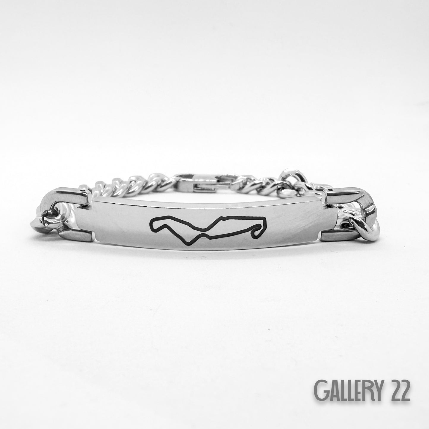 TT  armband 21 cm stainless steel