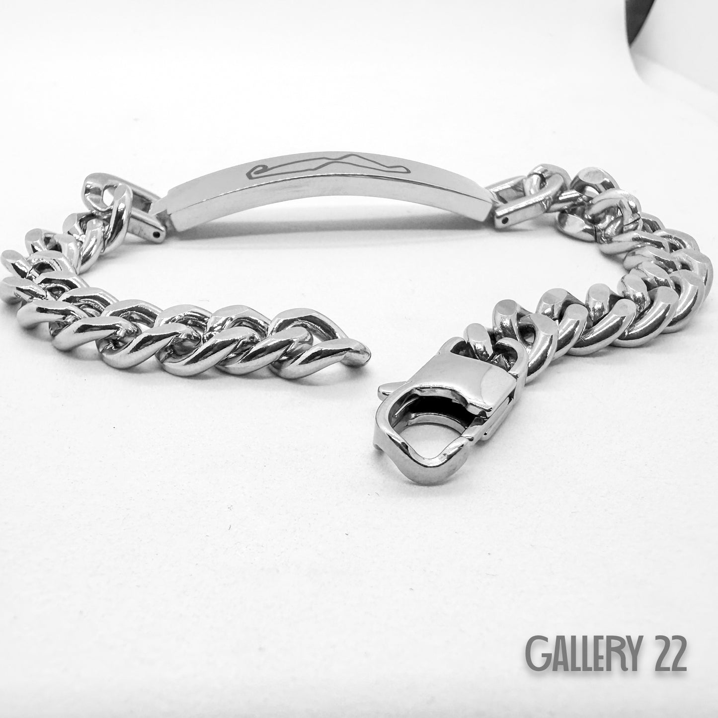 TT  armband 21 cm stainless steel