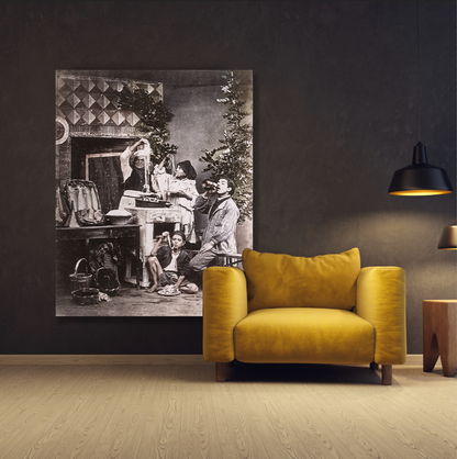 De Spaghetti-eters van Napels- 1870 - Gallery 22