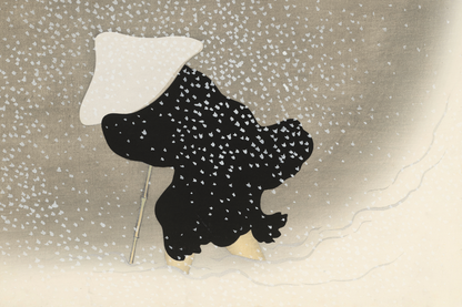 Dwarrelende Sneeuw Kamisaka Sekka- 1909 - Gallery 22